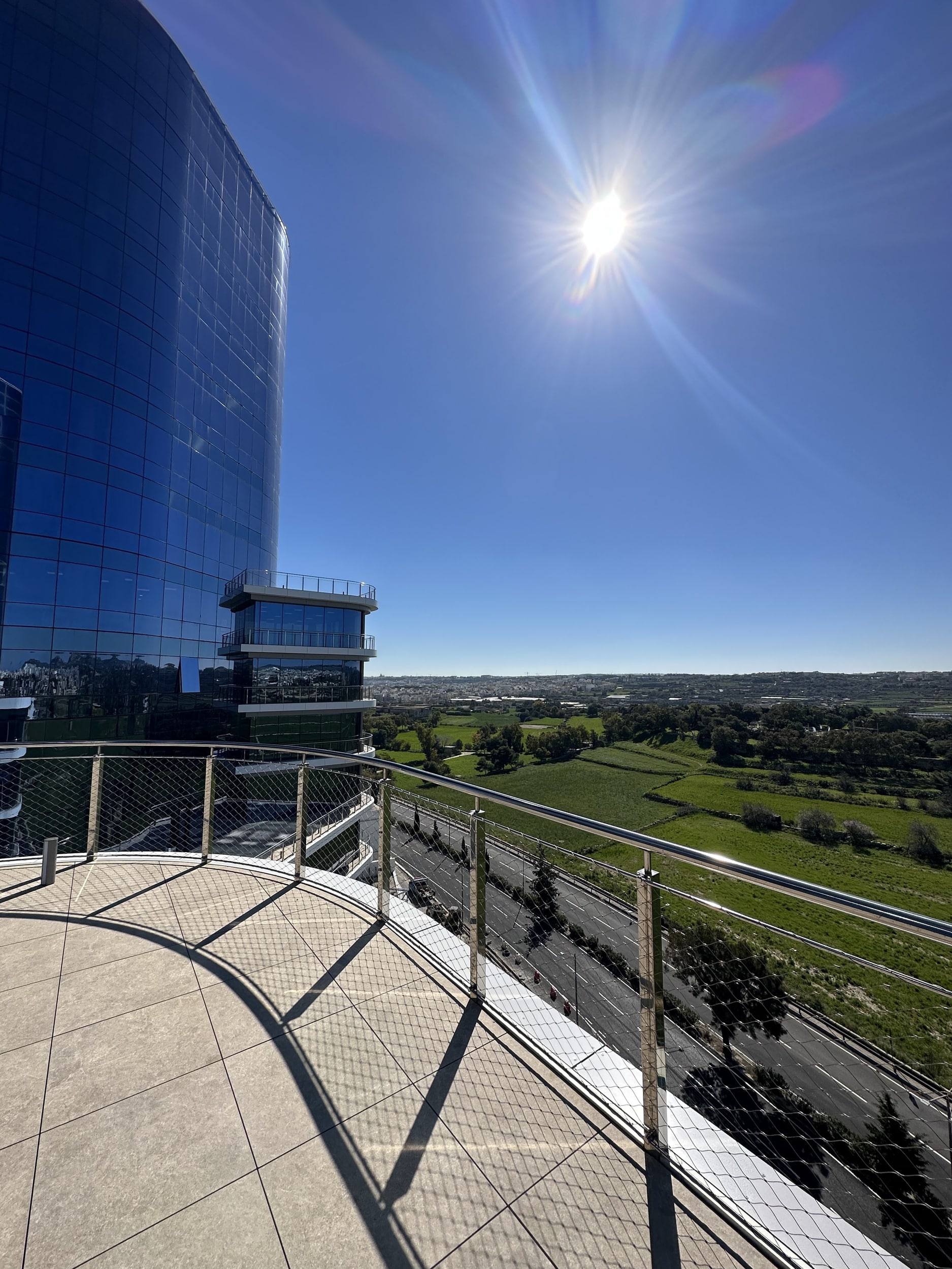 Amazing view from The Quad Central Business Centre, Mriehel, Malta